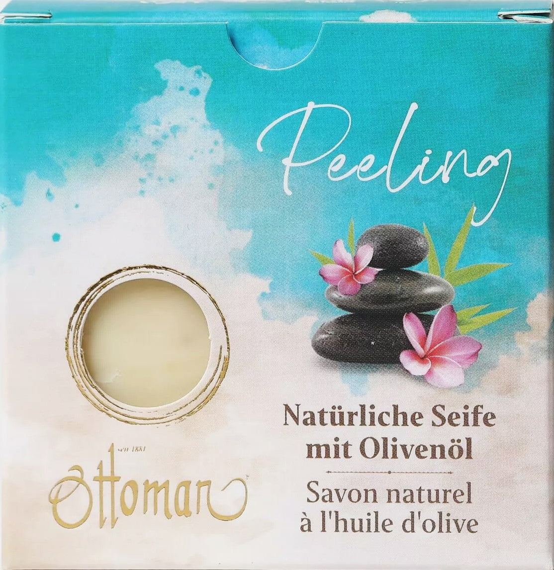 Ottoman natürliche Seife mit Olivienöl Peeling 110g